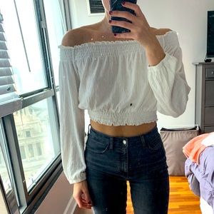H&M Off-the-Shoulder long-sleeve top
